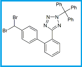 CANDESARTAN DIBROMO N2-TRITYL IMPURITY | IMPURITY DIBROMO DERIVATIVE (AG10)